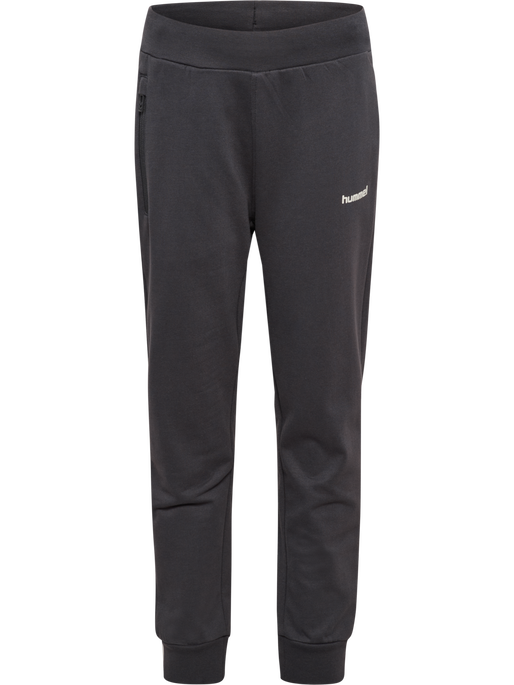 hmlJR REGULAR ADJ WAIST PANTS, EBONY hmlJR REGULAR ADJ WAIST PANTS, EBONY, packshot