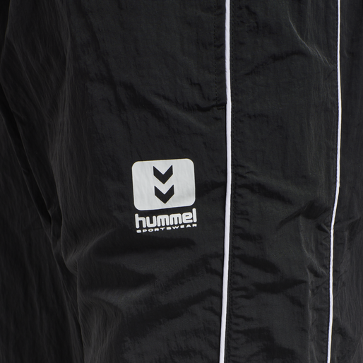 hmlLGC WALTER WOV REGULAR PANTS, BLACK, packshot