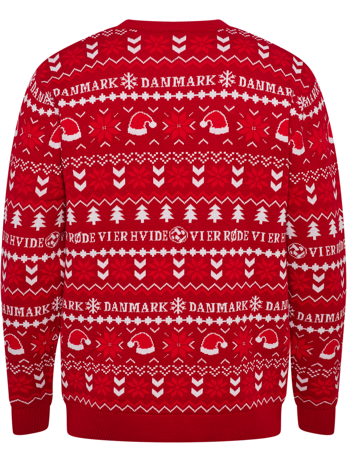 DBU FAN 25 CHRISTMAS SWEATER, TANGO RED, packshot