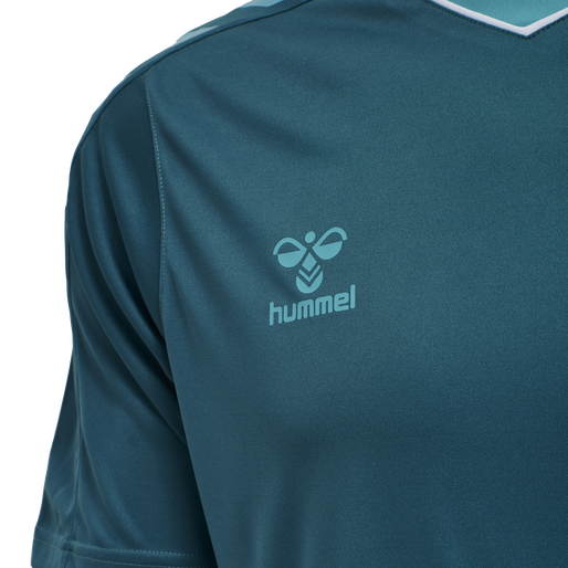 hmlCORE XK POLY JERSEY S/S, BLUE CORAL, packshot