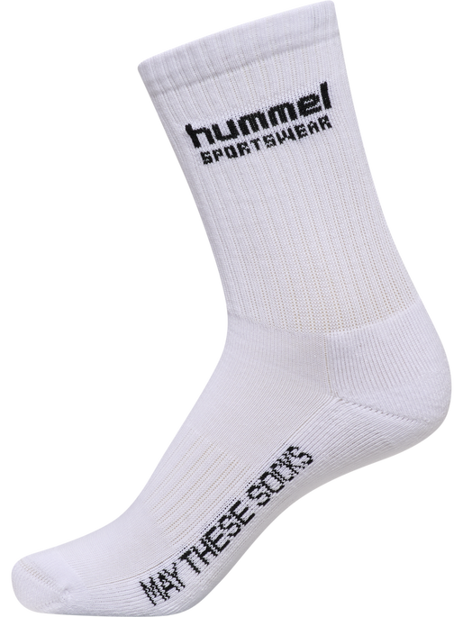 hml3-PACK SOCKS SPORTSWEAR, WHITE/PAPRIKA, packshot