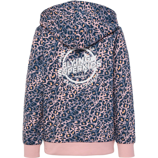hmlFSK SMILE ZIP JACKET, BLACK IRIS/ZEPHYR, packshot