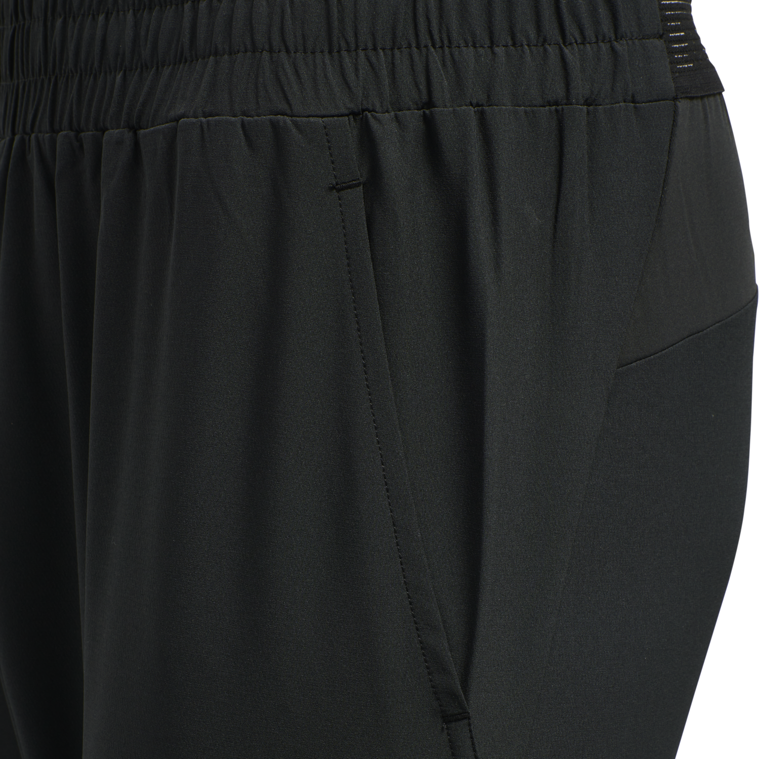 hmlSPIRO TAPERED PANTS, BLACK, packshot