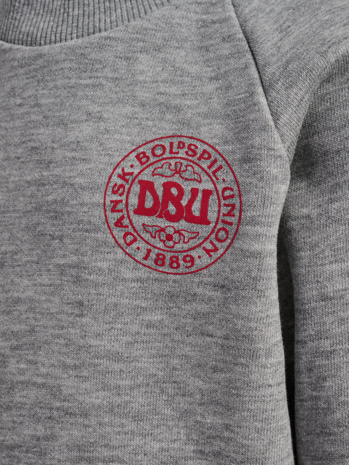hmlMINI REG DBU CREWNECK, GREY MELANGE, packshot