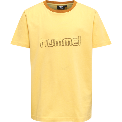 hmlCLOUD T-SHIRT S/S, CORNSILK, packshot