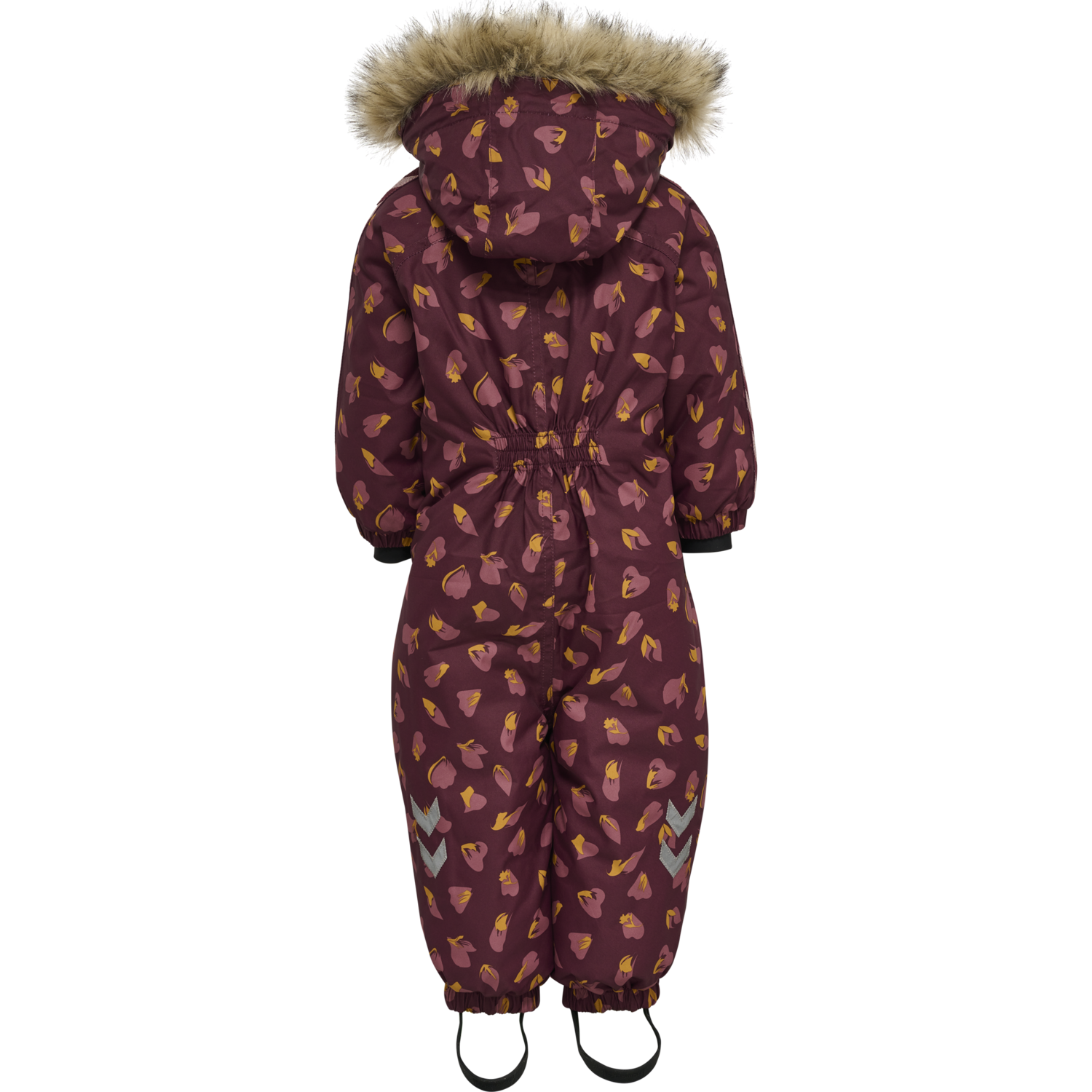 hmlMOON TEX SNOWSUIT, WINDSOR WINE, packshot