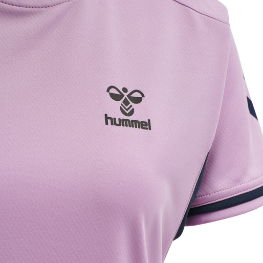 hmlACTION POLY JERSEY S/S WOMAN, ORCHID, packshot