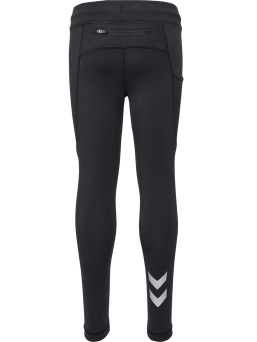 hmlRUN TIGHT KIDS, BLACK hmlRUN TIGHT KIDS, BLACK, packshot