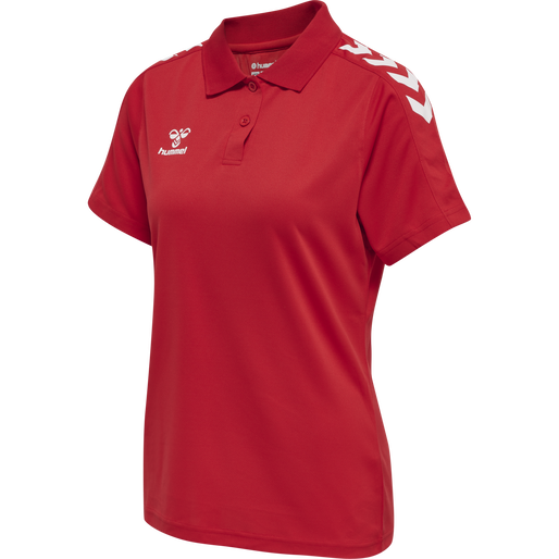 hmlCORE XK FUNCTIONAL POLO WOMAN, TRUE RED, packshot