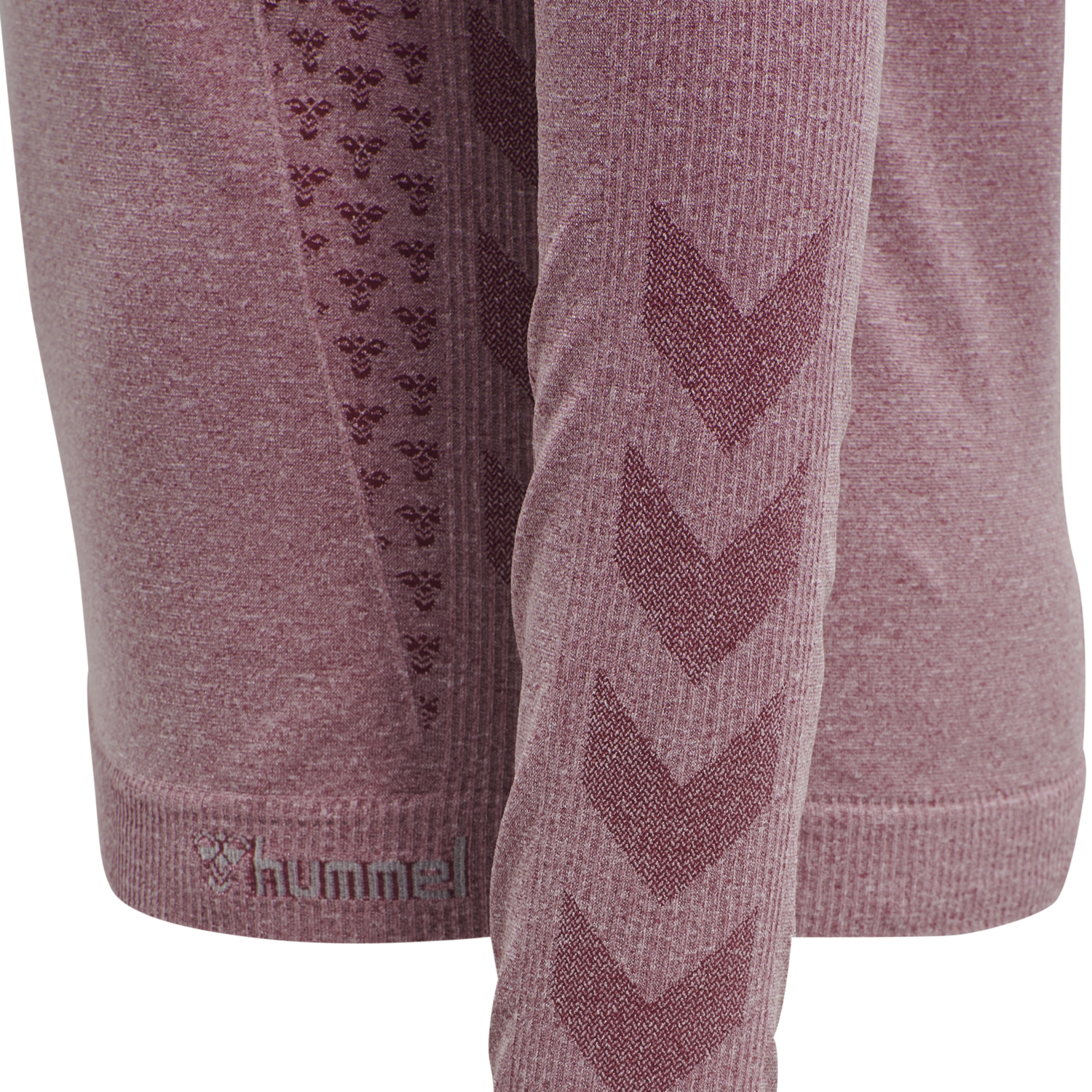 hmlCI SEAMLESS T-SHIRT L/S, NOCTURNE MELANGE, packshot