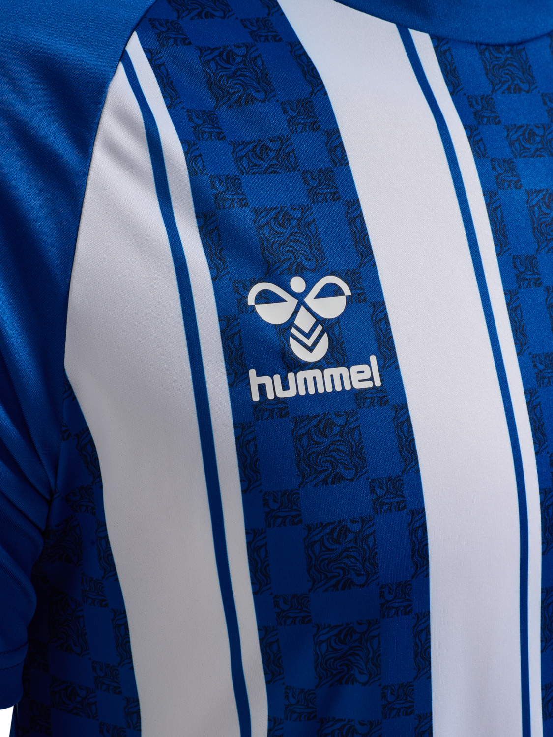 hmlMATCH STRIPED JERSEY S/S, TRUE BLUE/WHITE, packshot