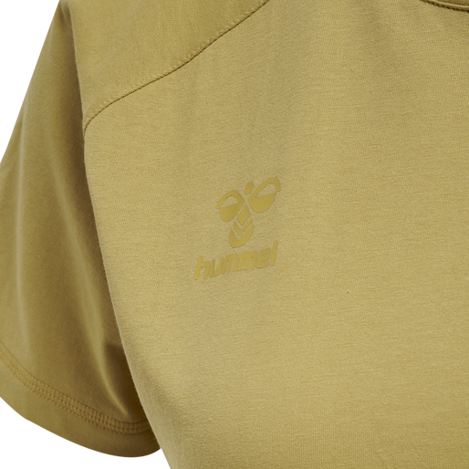 hmlCIMA XK T-SHIRT S/S WOMAN, ANTIQUE GOLD, packshot