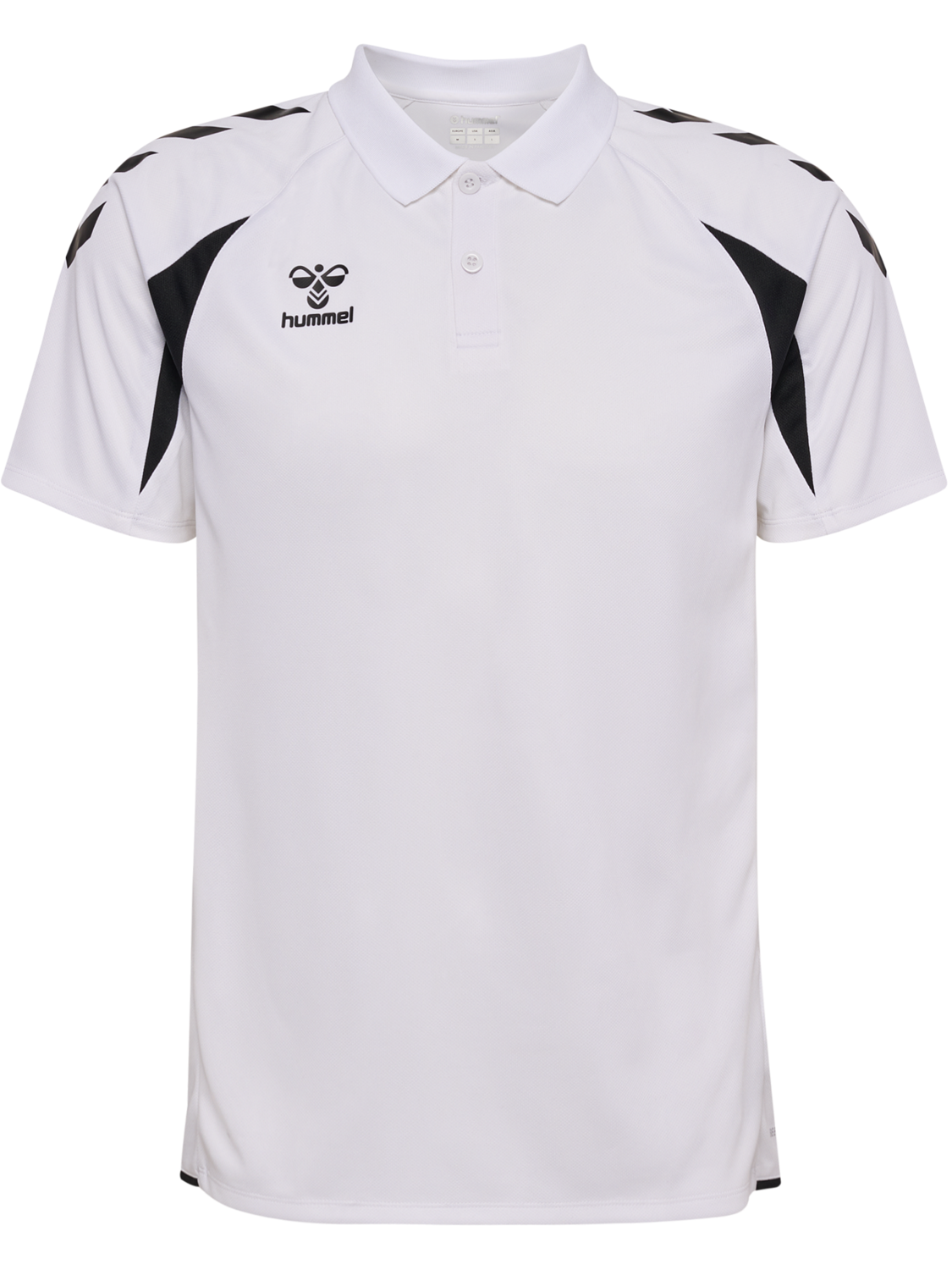 hmlCORE 2.0 POLO, WHITE/BLACK, packshot