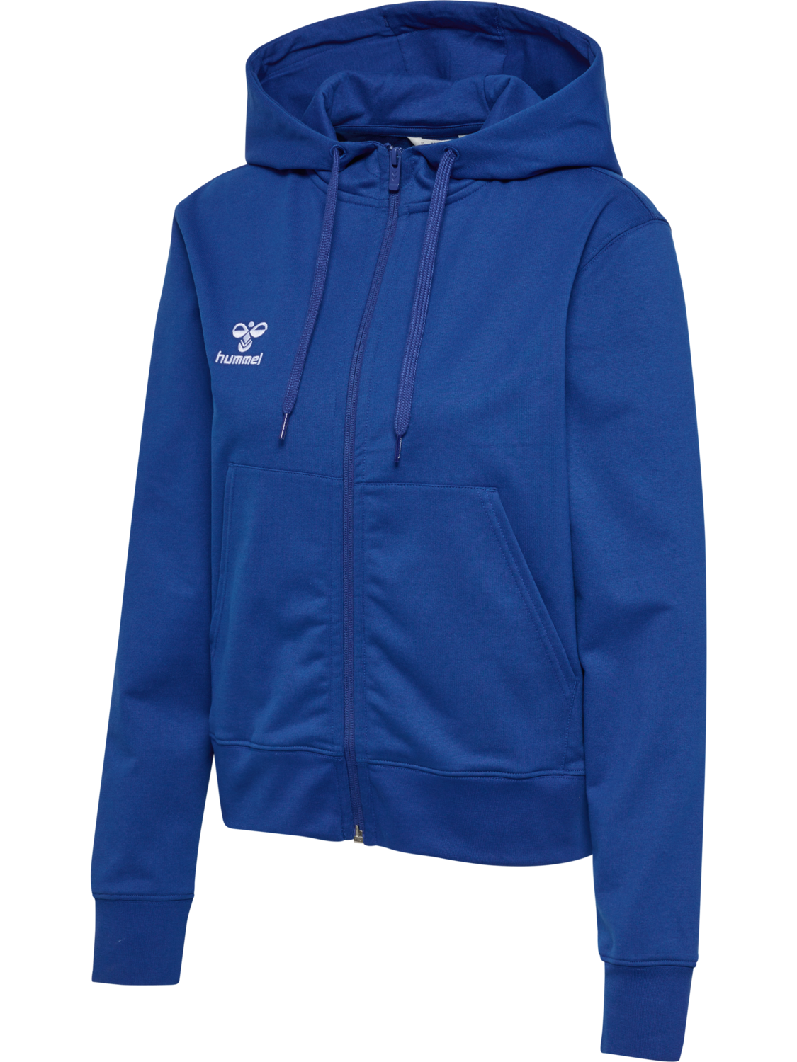 hmlGO 2.0 ZIP HOODIE WOMAN, TRUE BLUE, packshot