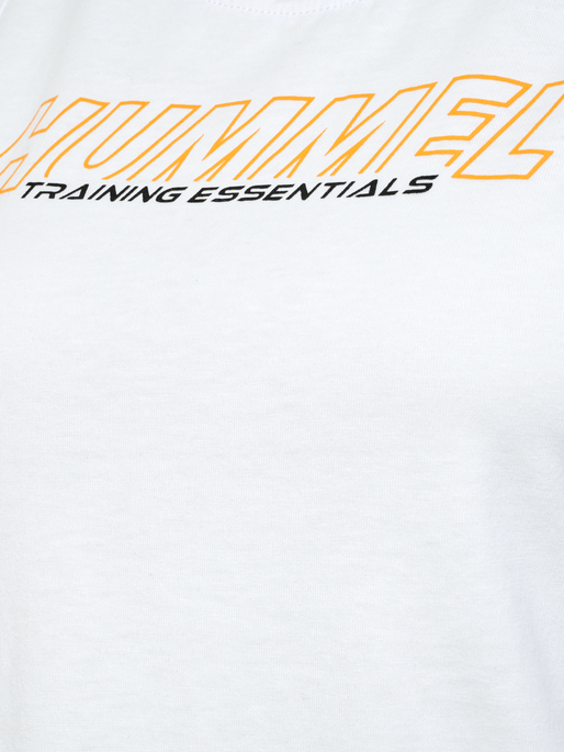 hmlTE CONFIDENT COTTON TANKTOP, WHITE, packshot