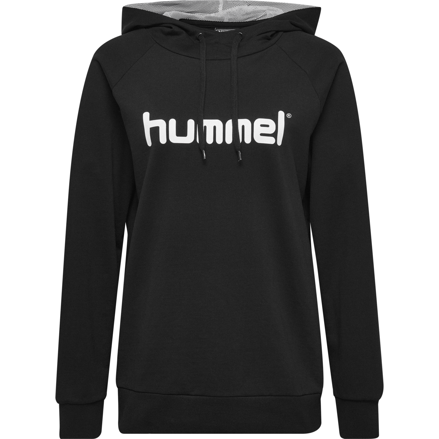 Hummel GO COTTON Logo Hoodie Kapuzenpullover schwarz Damen NEU 106513 