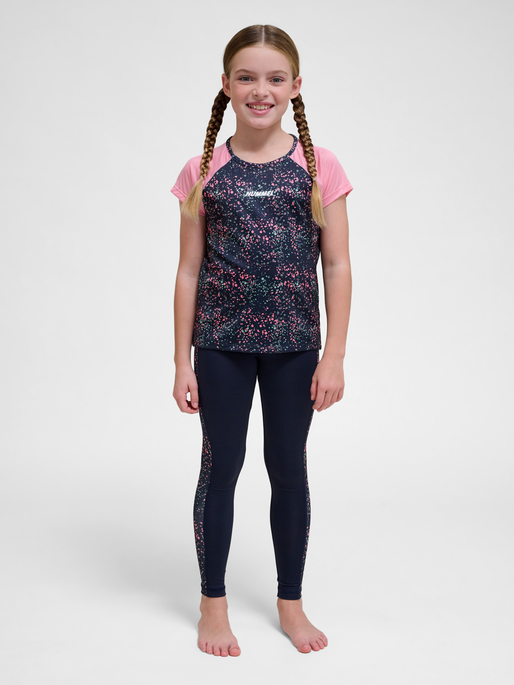 hmlTESSA T-SHIRT S/S, PEONY, model