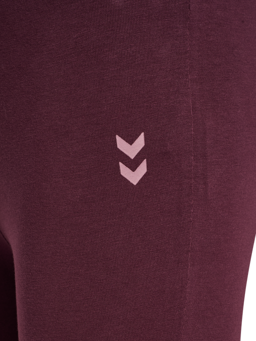 hmlJR FLARE TIGHTS, VINEYARD WINE, packshot