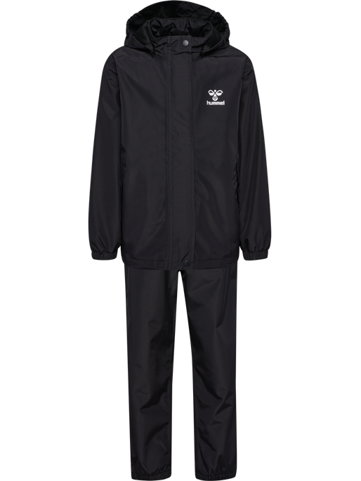 hmlNESSIE RAINSUIT, BLACK, packshot