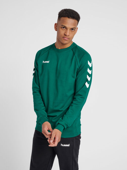 GO COTTON SWEATSHIRT - EVERGREEN |