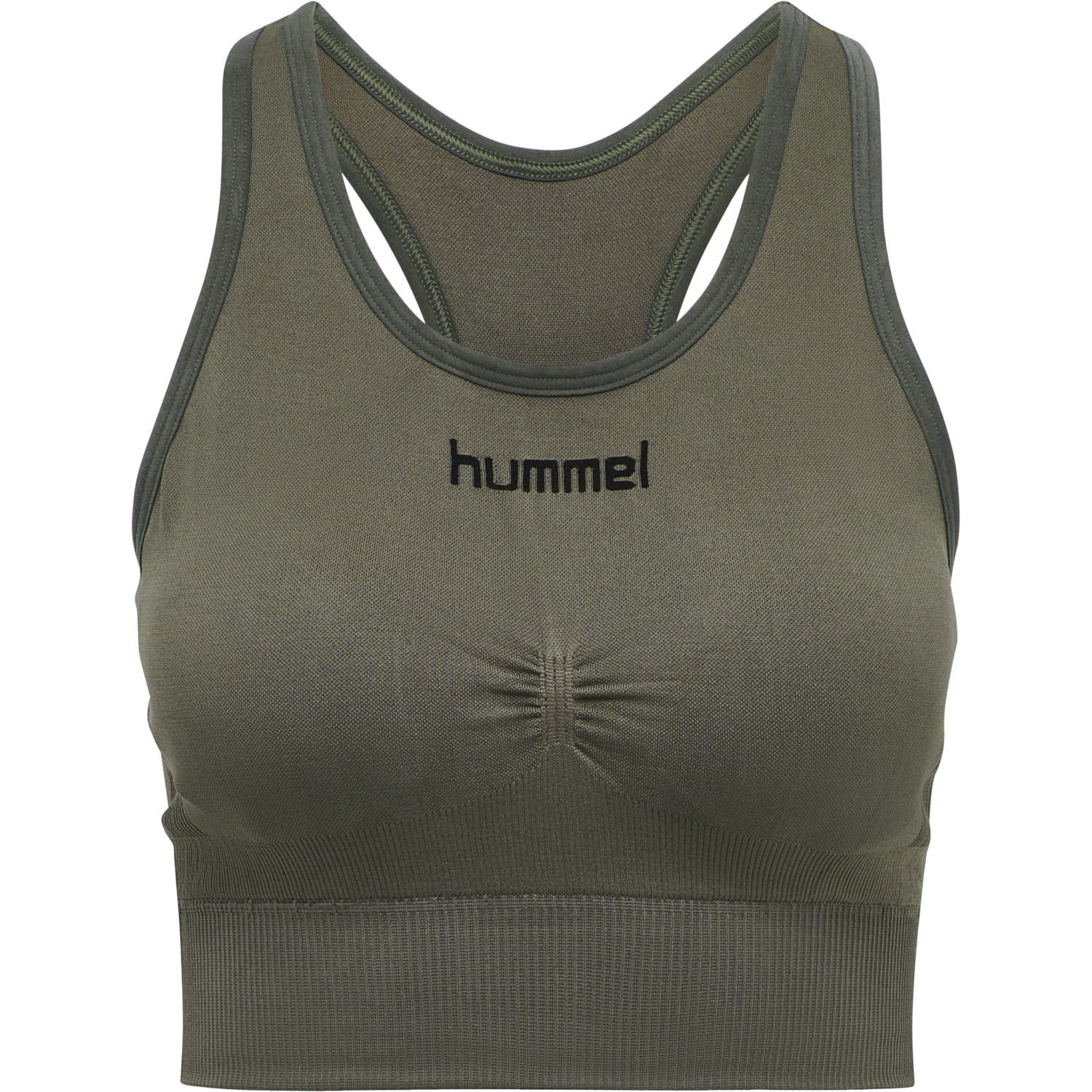 HUMMEL FIRST SEAMLESS BRA WOMAN, GRAPE LEAF, packshot