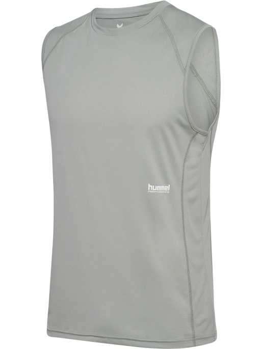 hmlPULSE WORKOUT TANK TOP, BELGIAN BLOCK, packshot