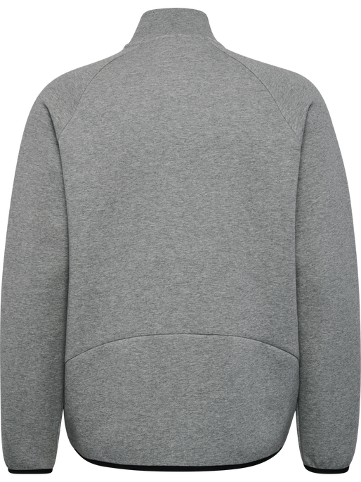 hmlTECH FLEECE HALFZIP, GREY MELANGE hmlTECH FLEECE HALFZIP, GREY MELANGE, packshot