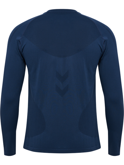 hmlHIIT SEAMLESS T-SHIRT L/S, DRESS BLUES hmlHIIT SEAMLESS T-SHIRT L/S, DRESS BLUES, packshot