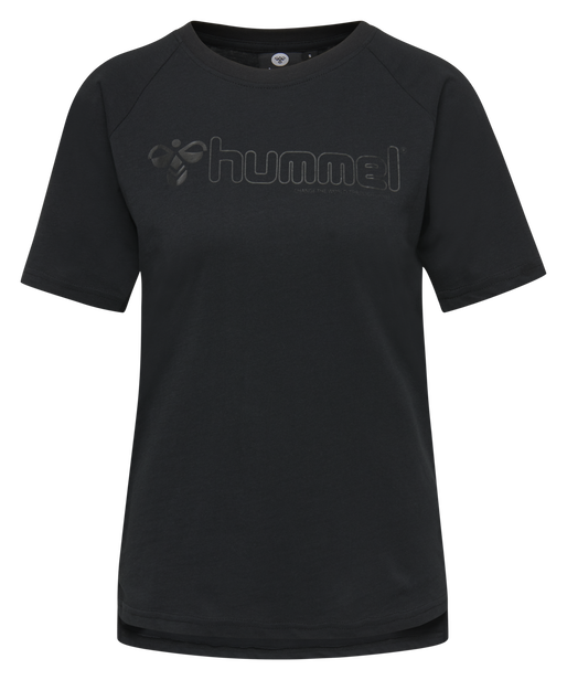 hmlZENIA T-SHIRT S/S, BLACK, packshot