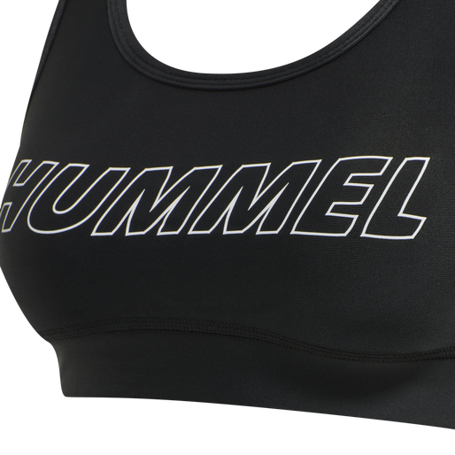 hmlTE TOLA 2-PACK SPORTS BRA, BLACK/DRIFTWOOD, packshot