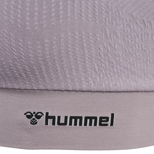 hmlMT FLOW SEAMLESS SPORTS TOP, MINIMAL GRAY, packshot