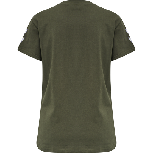HMLGO COTTON T-SHIRT WOMAN S/S, GRAPE LEAF, packshot