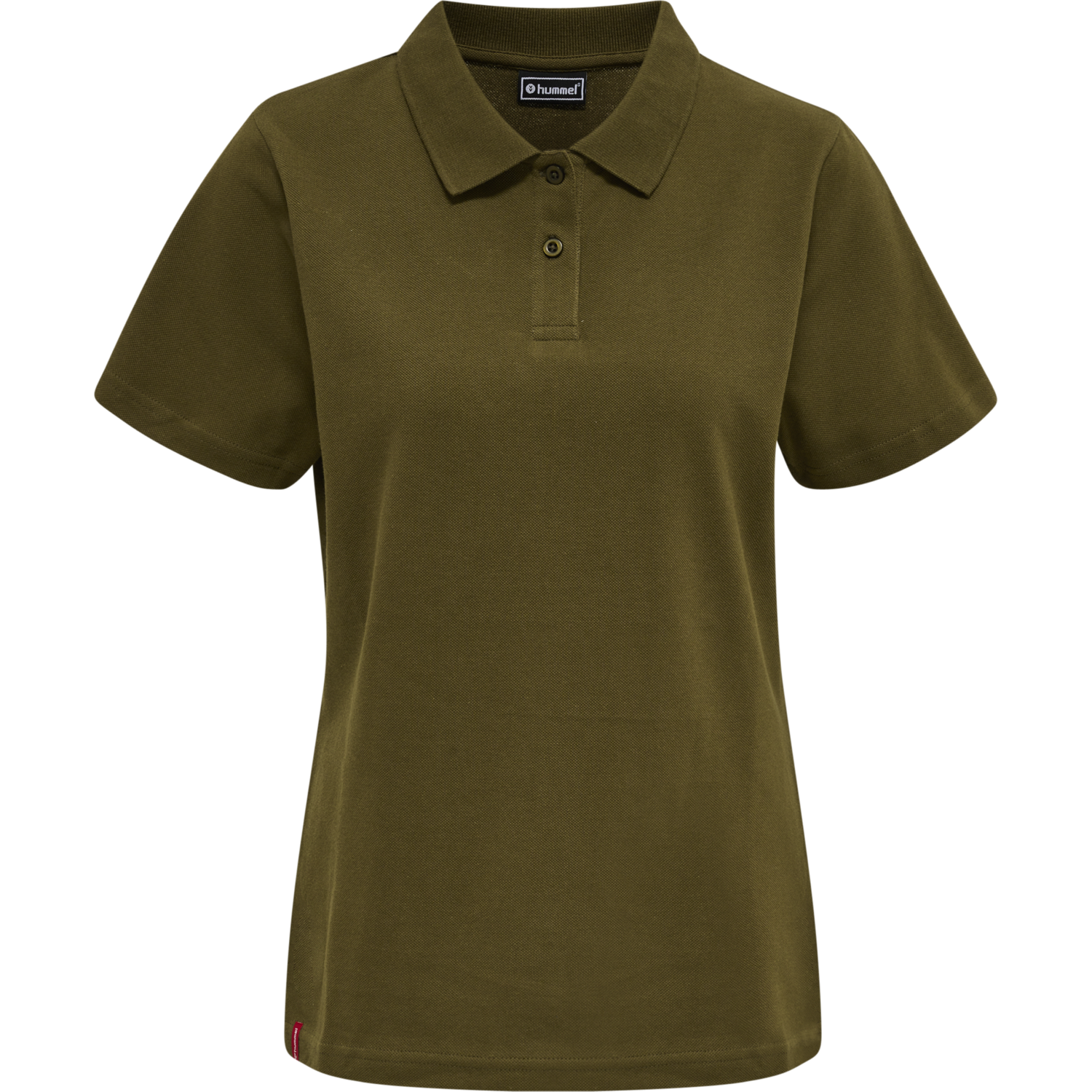 hmlRED CLASSIC POLO WOMAN, DARK OLIVE, packshot