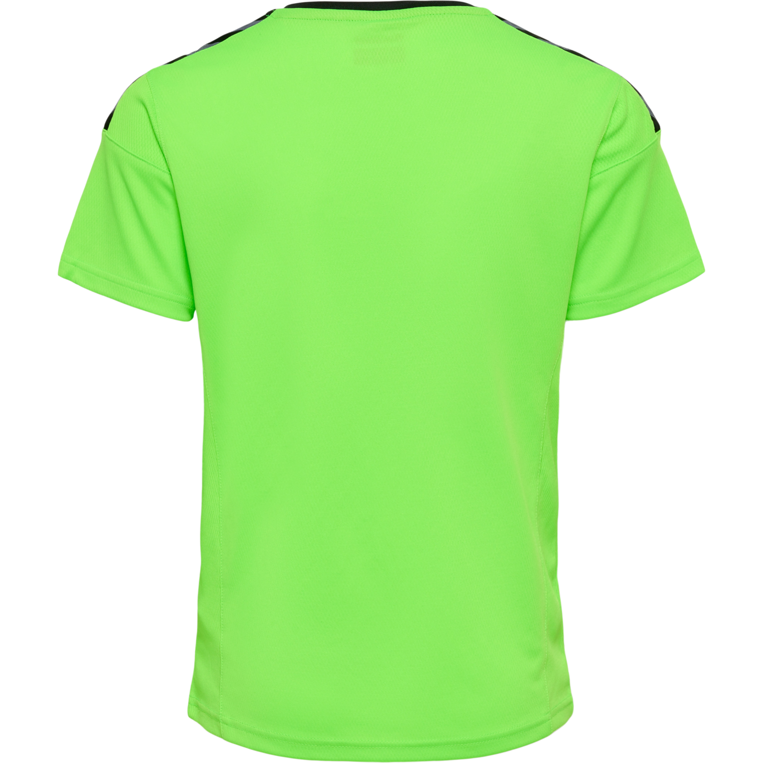 hmlAUTHENTIC KIDS POLY JERSEY S/S, GREEN GECKO, packshot