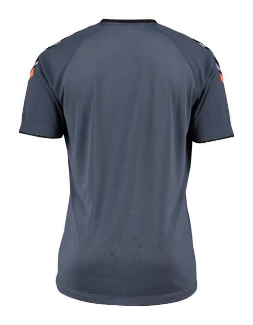 AUTH. CHARGE SS POLY JERSEY, OMBRE BLUE/NASTURIUM, packshot