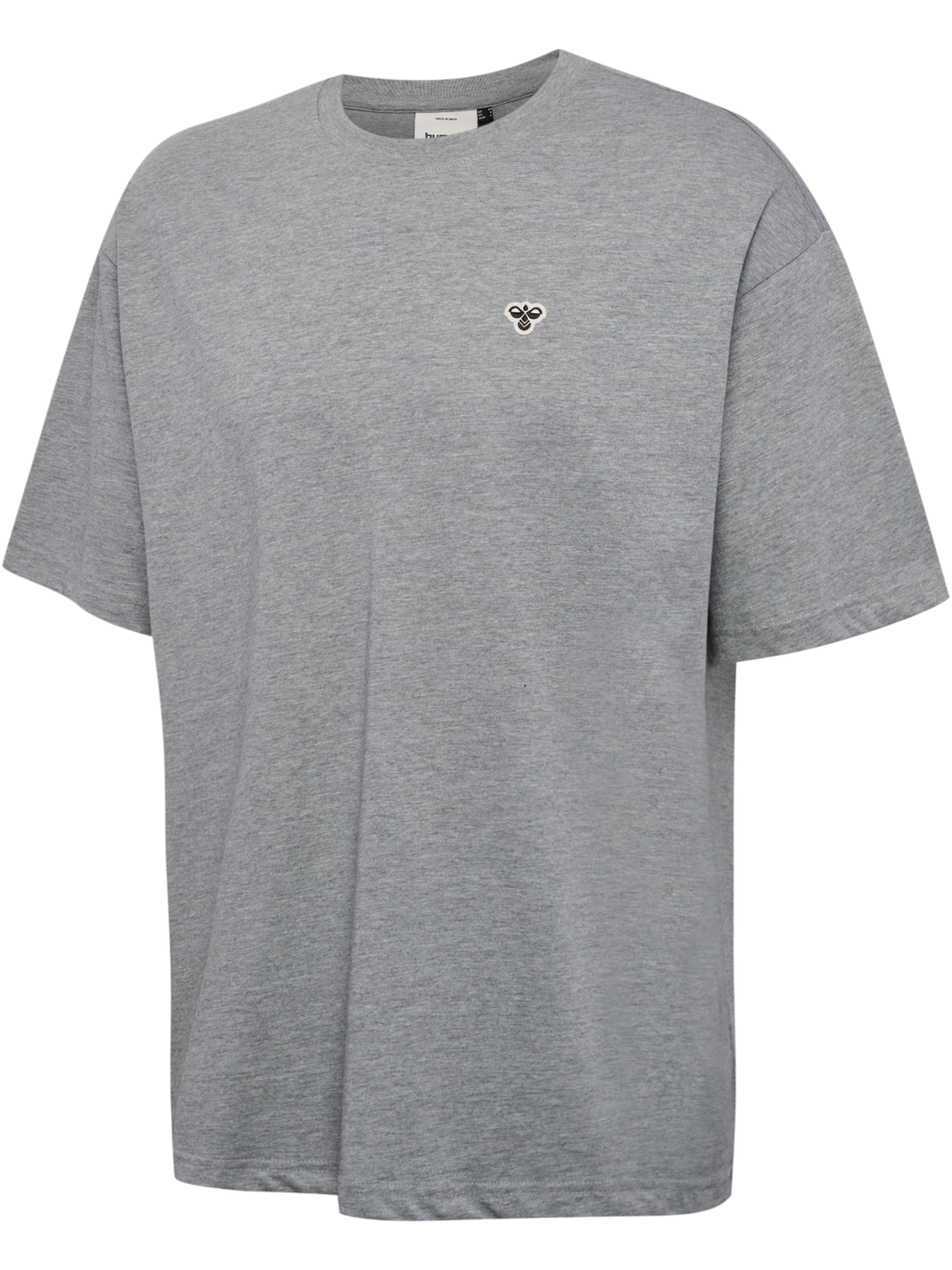 hmlLOOSE T-SHIRT BEE S/S, GREY MELANGE, packshot