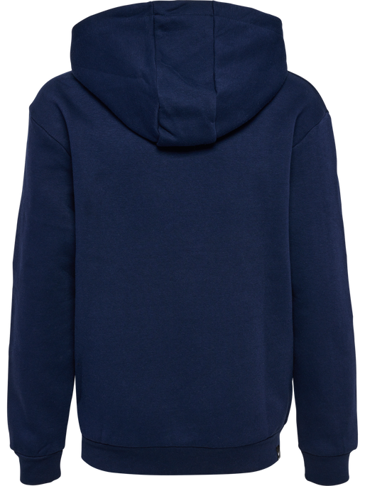 hmlMOVER COTTON HOODIE KIDS, MARINE, packshot