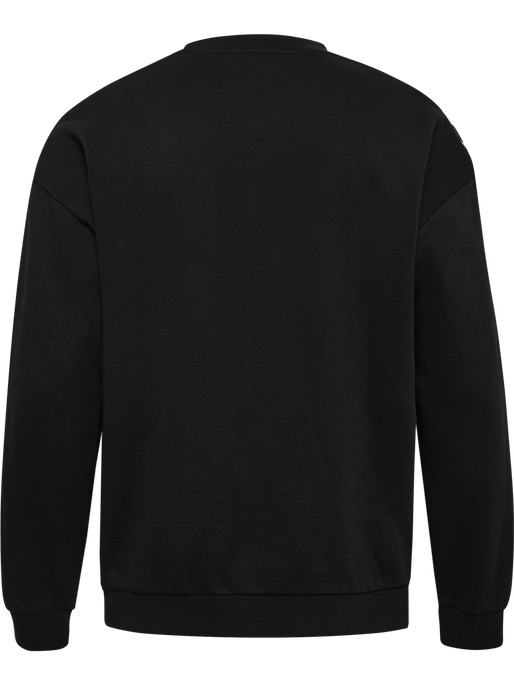 hmlARCHIVE LOOSE FIT SWEATSHIRT, BLACK, packshot