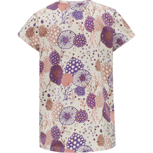 hmlCORAL T-SHIRT S/S, MOTHER OF PEARL, packshot
