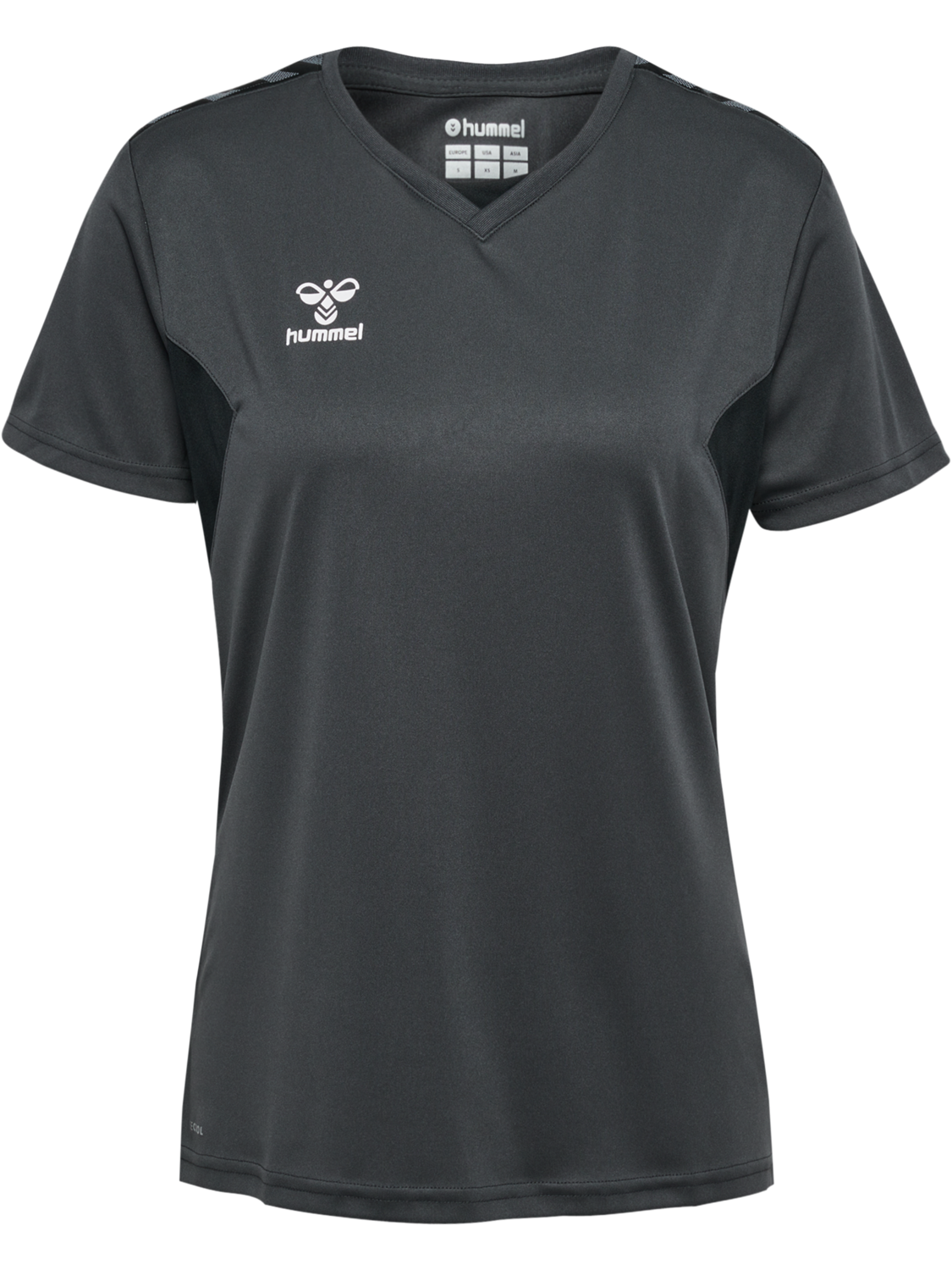 hmlAUTHENTIC PL JERSEY S/S WOMAN, ASPHALT, packshot