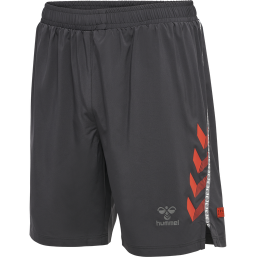 hmlPRO GRID GAME SHORTS, FORGED IRON, packshot