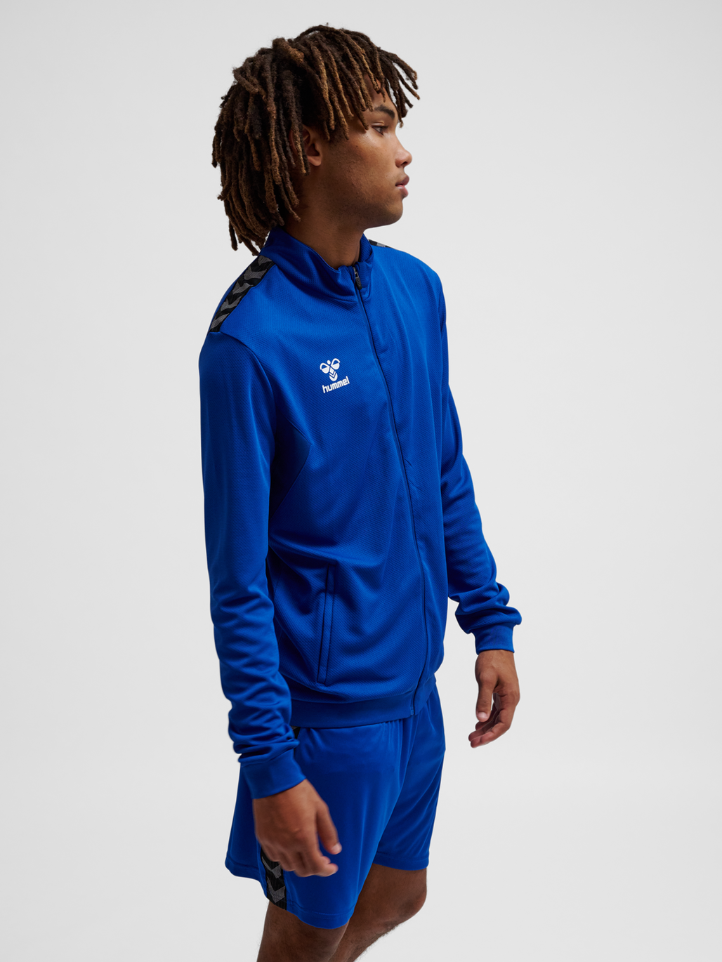 hummel AUTHENTIC PL ZIP JACKET TRUE BLUE hummel