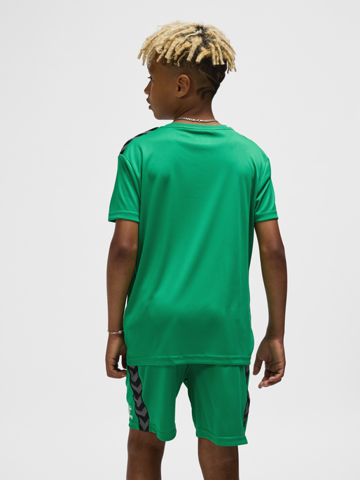 hmlAUTHENTIC PL JERSEY S/S KIDS, JELLY BEAN, model