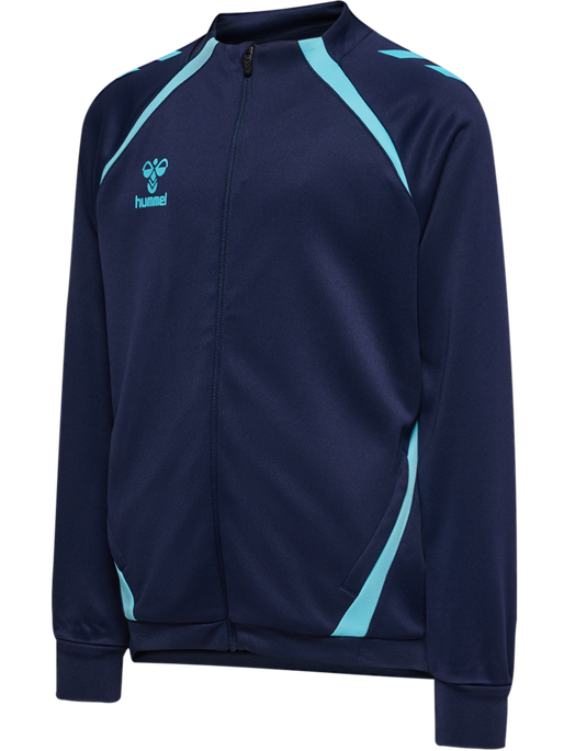 hmlLEAD 2.0 TRACK ZIP JACKET KIDS, MARINE/BLUE FISH hmlLEAD 2.0 TRACK ZIP JACKET KIDS, MARINE/BLUE FISH, packshot