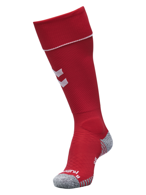 PRO FOOTBALL SOCK 17 - 18, TRUE RED/WHITE, packshot