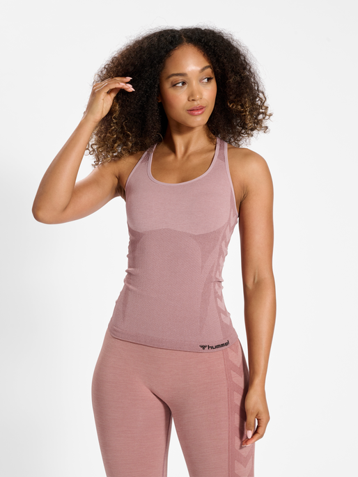 hummel CLEA SEAMLESS TOP - WOODROSE