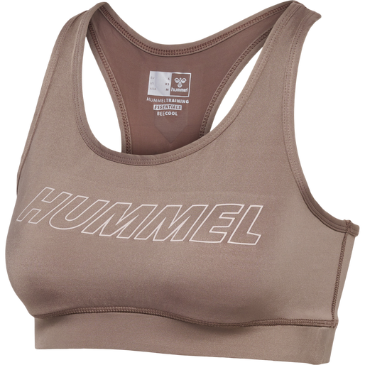 hmlTE TOLA SPORTS BRA, DRIFTWOOD, packshot