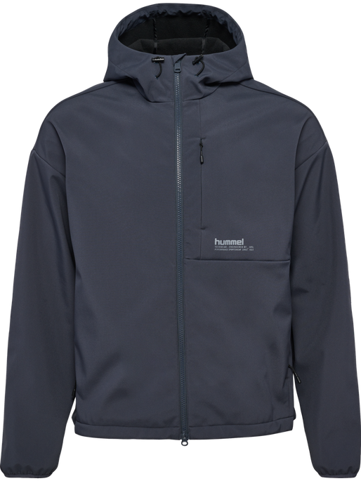 hmlLOOSE SOFTSHELL JACKET, EBONY, packshot