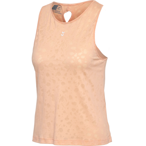 hmlMT IRIS BURNOUT TOP, ALMOST APRICOT hmlMT IRIS BURNOUT TOP, ALMOST APRICOT, packshot