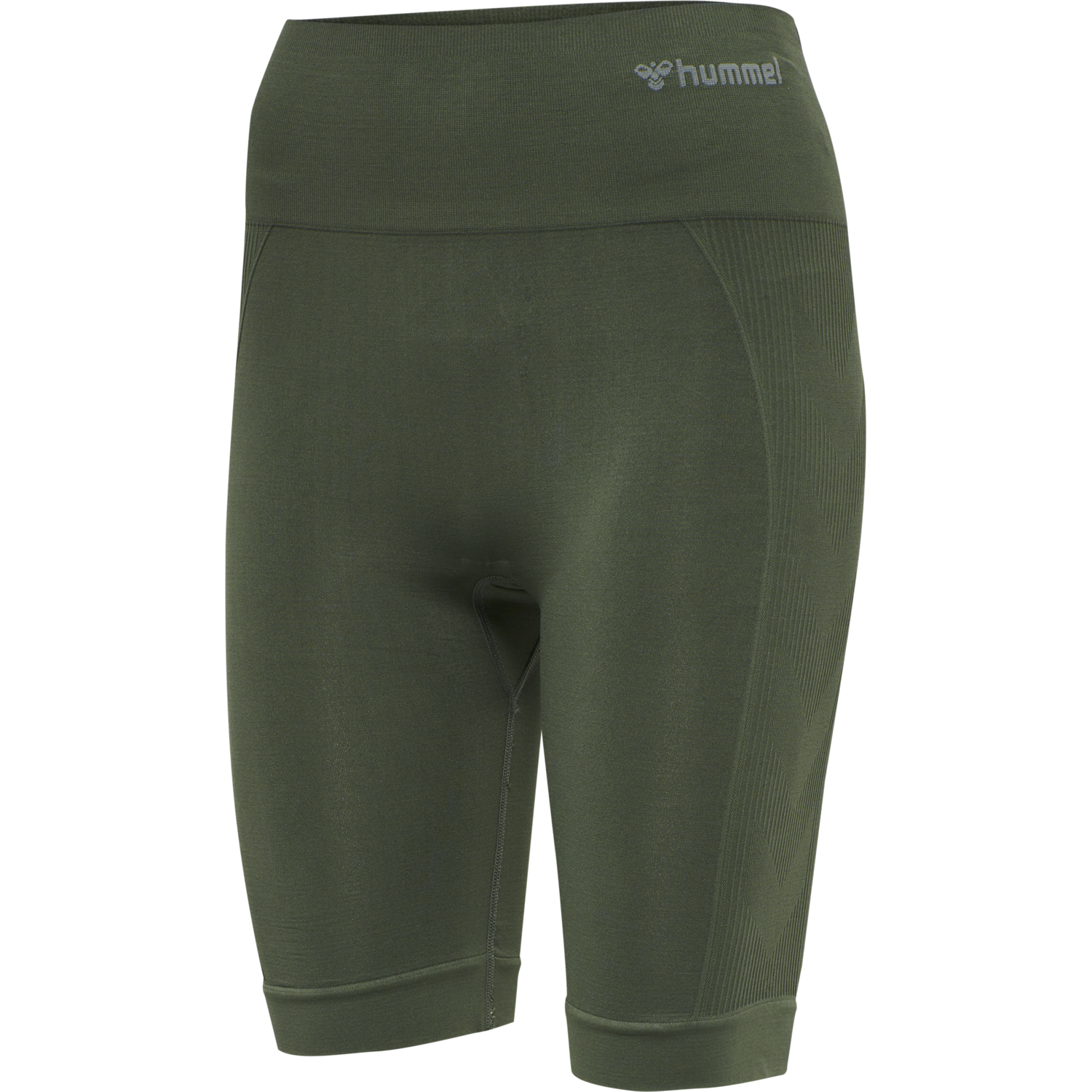 hmlTIF SEAMLESS CYLING SHORTS, THYME, packshot
